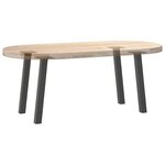 vidaXL Pieds de table basse 4 pièces Anthracite 30 cm Acier