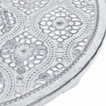 vidaXL Ensemble de bistro 3 Pièces acier blanc grisâtre