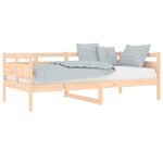 vidaXL Lit de jour sans matelas bois de pin massif 90x190 cm