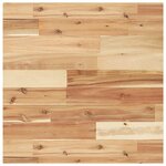 vidaXL Étagère de vasque murale acier et bois massif d'acacia