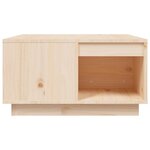 vidaXL Table basse 60x61x32 5 cm Bois massif de pin