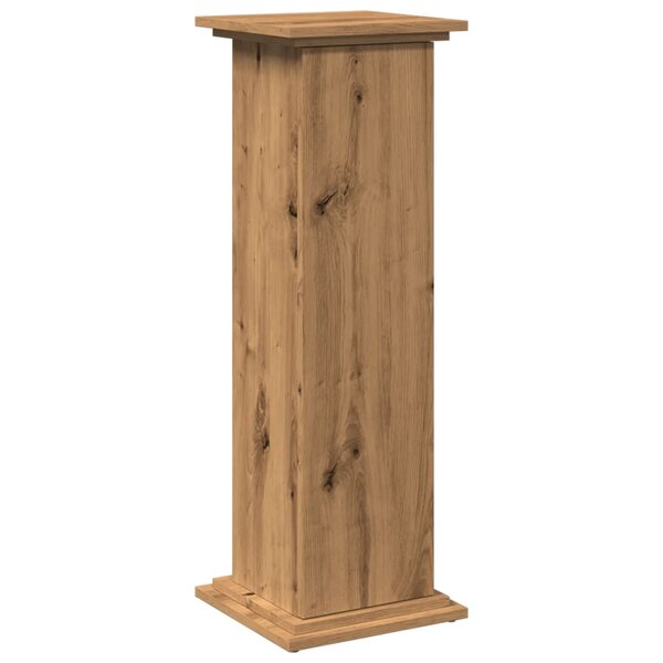 vidaXL Piédestal avec rangement chêne artisanal bois d'ingénierie
