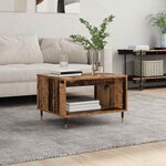 vidaXL Table basse Bois ancien 60 x 50 x 40 cm Bois d'ingénierie