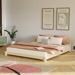 Lit double scandinave COMFY 160 x 200 gris
