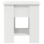 vidaXL Table basse blanc 101x49x52 cm bois d'ingénierie