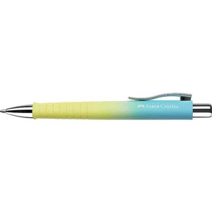 Stylo à bille POLY BALL jaune / bleu FABER-CASTELL