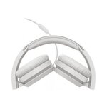 Philips - casque supra aural - filaire - 32mm driver - pliage compact - blanc