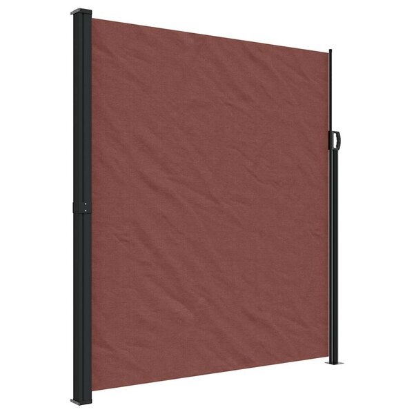 vidaXL Auvent latéral rétractable marron 220x600 cm