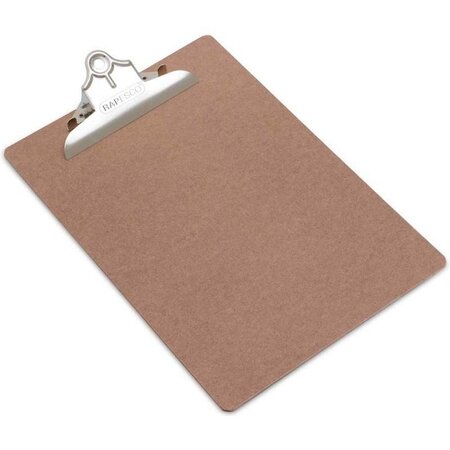 Porte bloc rigide clipboard marron format a4