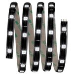 Kit ruban YourLED 1 5m RGB 14 4W 230/12V noir plastique étanche