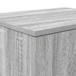 Armoire de rangement vidaXL Gris Sonoma 103x41x40 cm en bois aggloméré