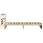 vidaXL Cadre de lit avec tête de lit sans matelas 90x190 cm