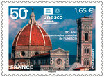 Timbre - 50 ans du patrimoine mondial de l'Unesco - 2022