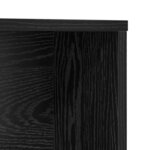 vidaXL Bureau Chêne noir 91 x 50 x 149 cm Bois d'ingénierie