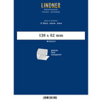 Bandes Klemmfix double soudure 138 x 82 mm pour blocs de timbres. Fond - Transparent