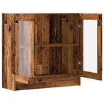 vidaXL Meuble vieux bois 82 5x30 5x80 cm bois d'ingénierie