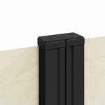 vidaXL Auvent latéral rétractable crème 120x1200 cm