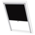 vidaXL Store occultant roulant Noir SK06