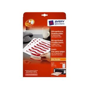 Étiquettes  90 x 60 mm  190 g/m2  blanc AVERY ZWECKFORM