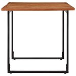 vidaXL Table à manger 160x80x75 cm bois massif d'acacia