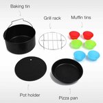 Princess Set d'accessoires de friteuse 10 Pièces 3 2 L Métal et silicone