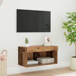vidaXL Meuble TV Bois Ancien 60 x 30 x 30 cm Bois d'ingénierie