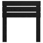 vidaXL Tête de lit Chêne noir 100 cm Bois d'ingénierie