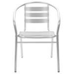 vidaXL Ensemble à manger d'extérieur 5 Pièces Aluminium Argenté