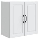 vidaXL Armoire Murale 59 x 31 x 60 cm Bois d'ingénierie Blanc