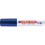 Marqueur craie liquide 4090 bleu 4-15 mm x 5 EDDING
