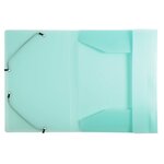 Chemise À Élastiques 3 Rabats Polypropylène Chromaline Pastel - A4 - Vert Pastel - X 25 - Exacompta