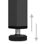 vidaXL Commode Anthracite 80x35x101 5 cm Acier