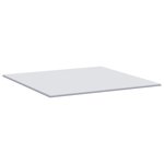 vidaXL Surmatelas Blanc 180 x 200 cm Tissu Jacquard