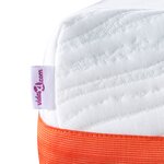 vidaXL Matelas Blanc  Gris 140 x 190 cm Mousse