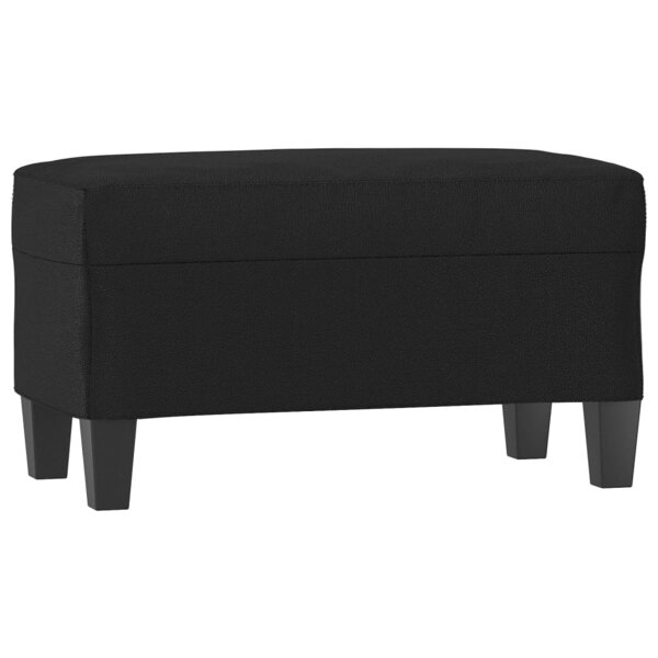 vidaXL Banc Noir 70x35x41 cm Similicuir