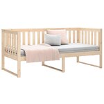 vidaXL Lit de jour sans matelas 90x190 cm bois de pin massif