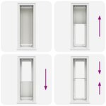 vidaXL Store plissé gris clair 40x150 cm largeur du tissu 39 4 cm