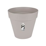 Loft Urban Pot de fleurs rond Roues 60 - Gris Ø 58 x 54 cm