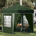 vidaXL Tente de fête pop-up 195 x 195 x 245 cm Vert Tissu Oxford