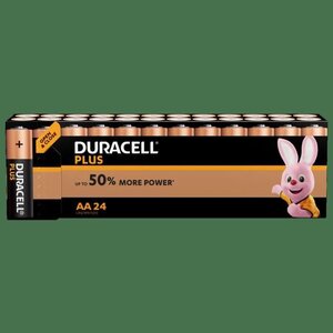 Duracell plus aa x 24