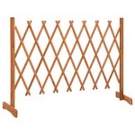 vidaXL Clôture en treillis de jardin Orange 150x80 cm Bois de sapin