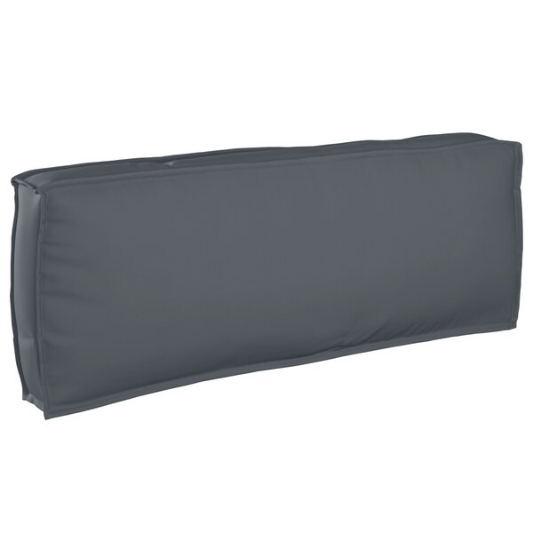 vidaXL Coussin de Palette pour dossier anthracite 120 x 40 x 12 cm - Tissu Oxford