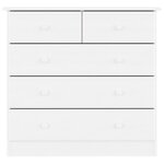 vidaXL Commode ALTA blanc 77x35x73 cm bois massif de pin