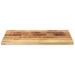 vidaXL Dessus de table rectangulaire bois massif de manguier brut