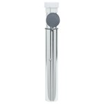 vidaXL Base de parasol enterrée pour mât 40-50 mm argenté aluminium