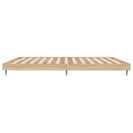 vidaXL Cadre de lit sans matelas chêne sonoma 140x200 cm
