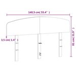 vidaXL Tête de lit cire marron 135 cm bois massif de pin
