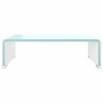 vidaXL Meuble TV/Support pour moniteur 40x25x11 cm verre vert