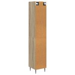 vidaXL Ensemble de Meubles 2 Pièces Chêne Sonoma 33 x 34 5 x 90 cm