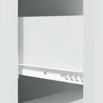 vidaXL Armoire à tiroirs Blanc 33 x 34 5 x 90 cm Bois d'ingénierie